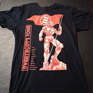 Logic Everybody's Tour 2017 T Shirt 2 Sided With Dates Adult Medium Hip Hop Tee